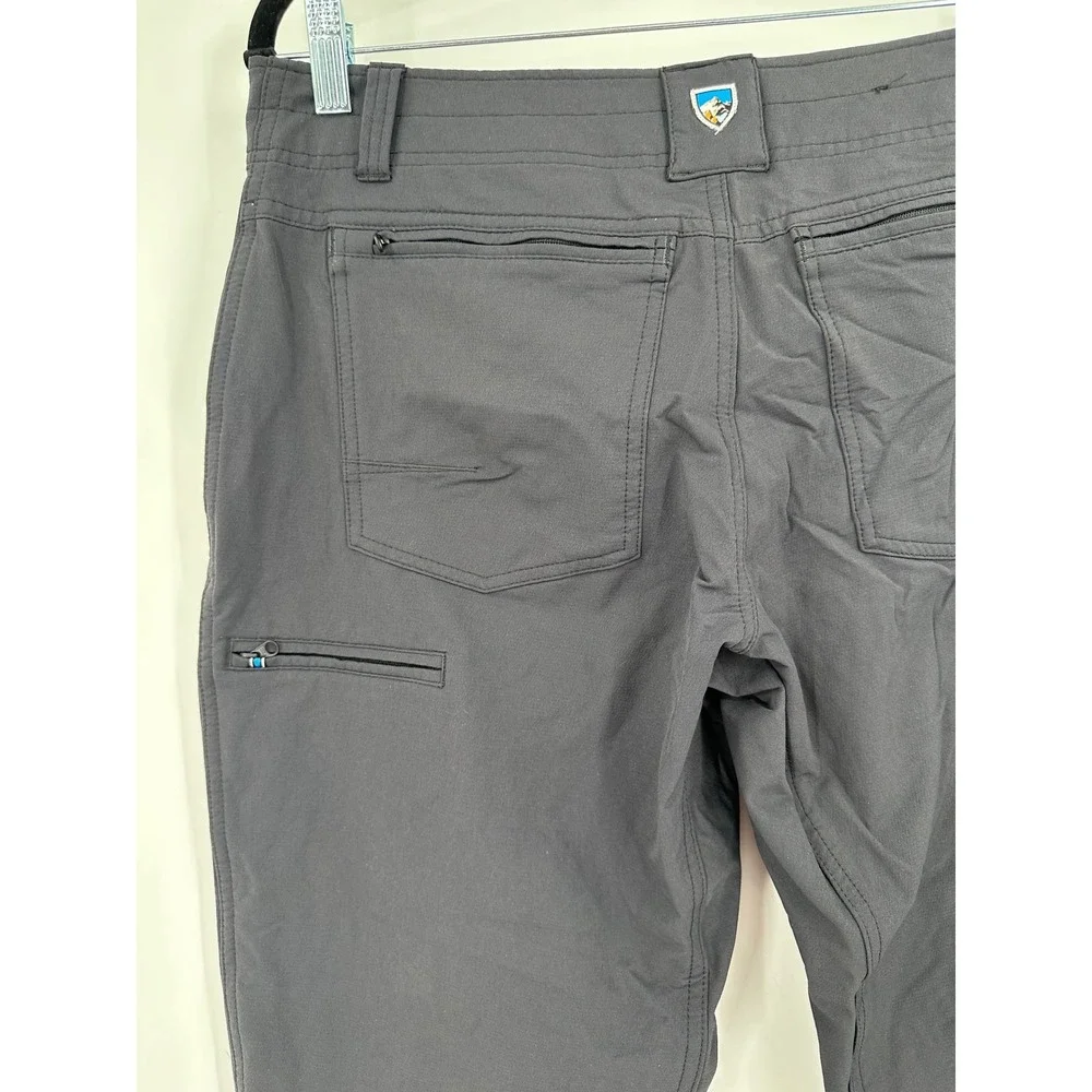 Kuhl Deceptr Mens Charcoal Gray Hiking Performance Tapered Pants 32x34 Gorpcore